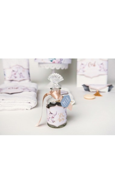 Trusou de botez pentru baieti cu jucarii de plus elefant Elefantul Boho 9